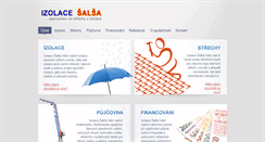 Desktop Screenshot of izolacesalsa.cz